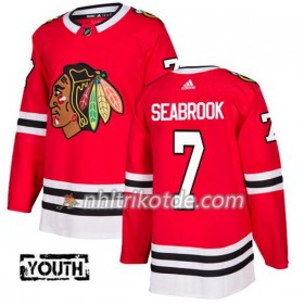 Chicago Blackhawks Trikot Brent Seabrook 7 Adidas 2017-2018 Rot Authentic - Kinder